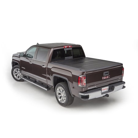 Trailfx Hard Tri Fold, 3 Riding Positions, Lockable, Black, Aluminum, With Carpeted Under Panels TFX3709